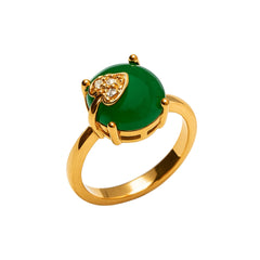 Green Stone Ring