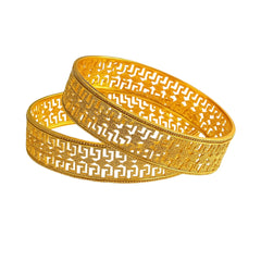 Elegant Patterned Bangles Pair