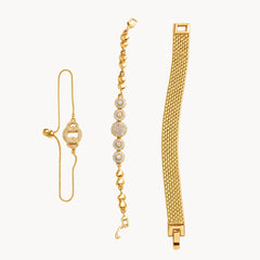 Set of 3 Elegant Bracelets