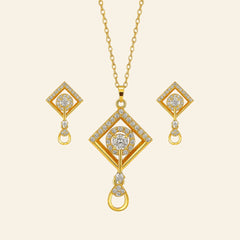 Stylish Geometric Necklace Set