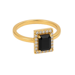 Elegant Black Ring