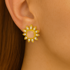 Floral Sparking Necklace Set