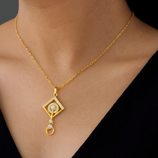 Stylish Geometric Necklace Set