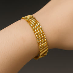 Mesh of Gold Luxe Chain Bracelet