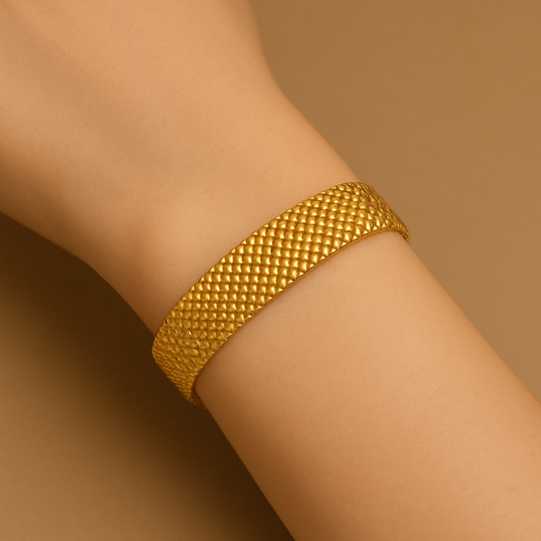 Mesh of Gold Luxe Chain Bracelet