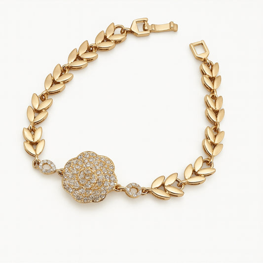 Aurora Floral Gold Bracelet