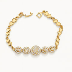Golden Radiance Circle Bracelet