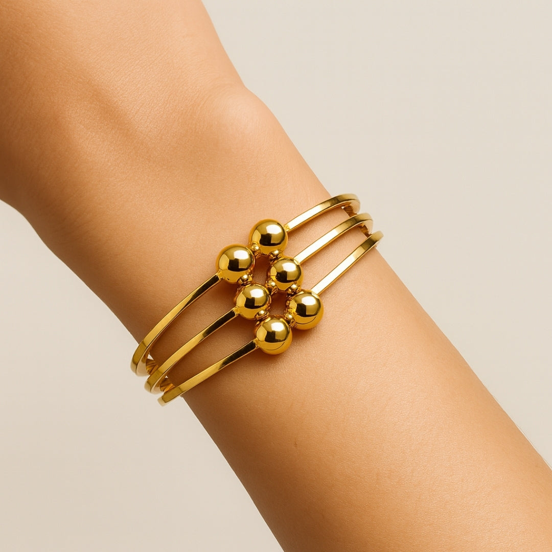 Golden Sphere Elegance Bracelet