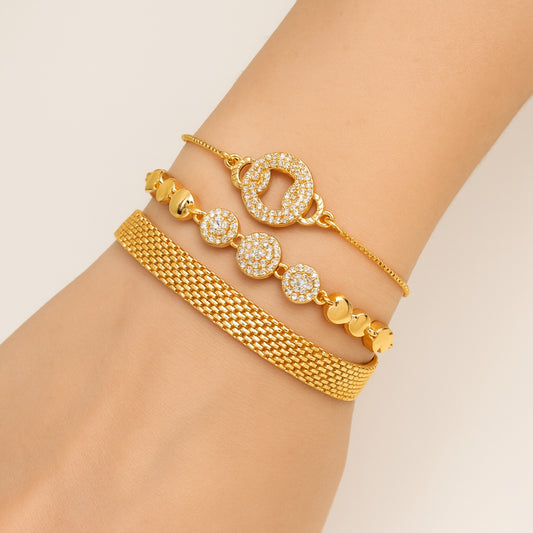 Set of 3 Elegant Bracelets