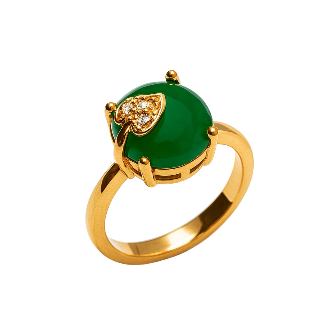 Green Stone Ring