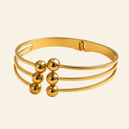 Golden Sphere Elegance Bracelet