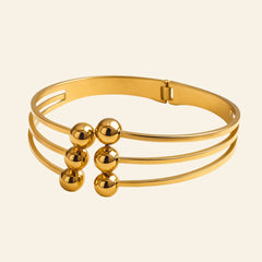 Golden Sphere Elegance Bracelet