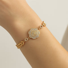 Aurora Floral Gold Bracelet