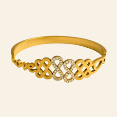 Infinity Love Gold Bracelet