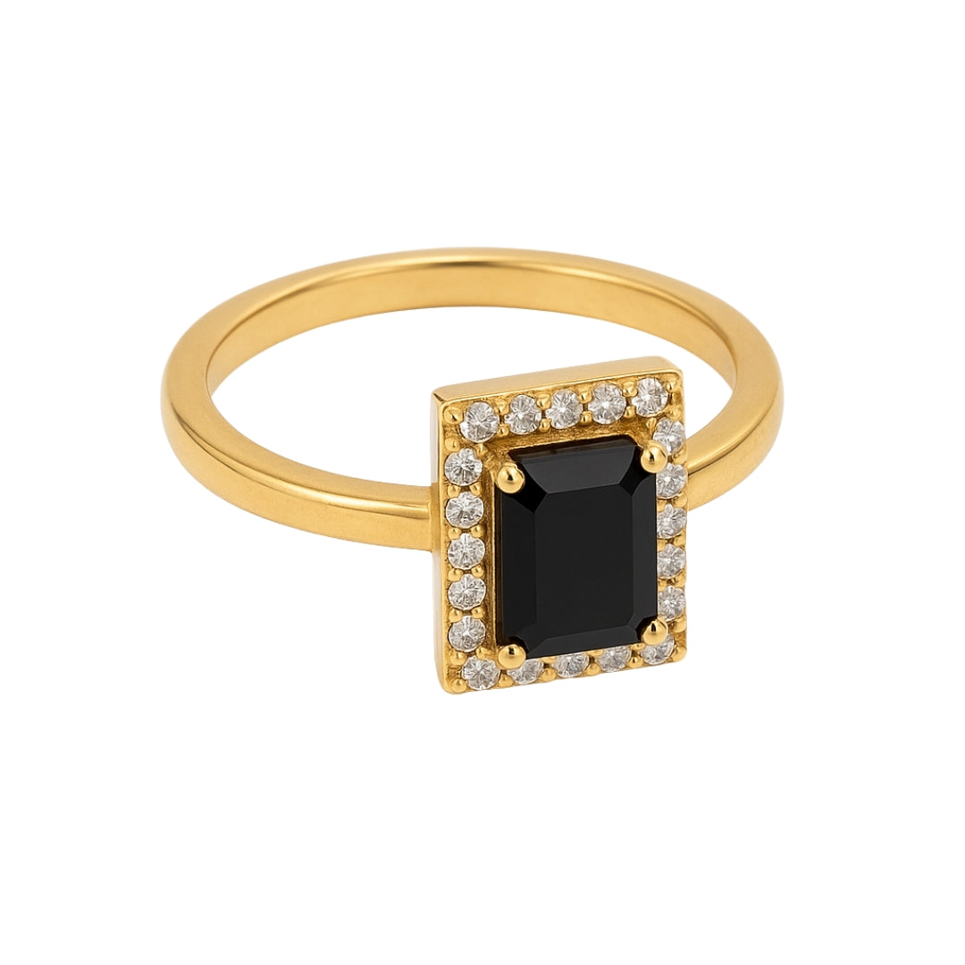Elegant Black Ring