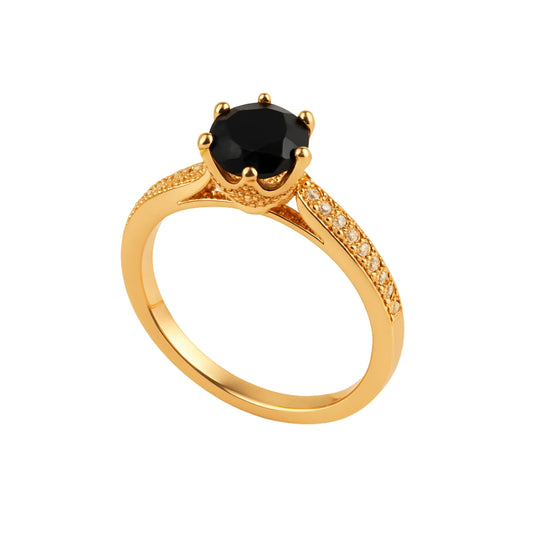 Midnight Black Elegance Ring