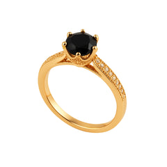 Midnight Black Elegance Ring