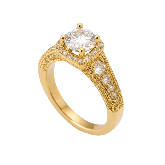 Crown Jewel Crystal Ring