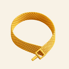 Mesh of Gold Luxe Chain Bracelet