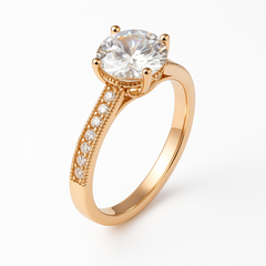 Crystal White Elegance Ring